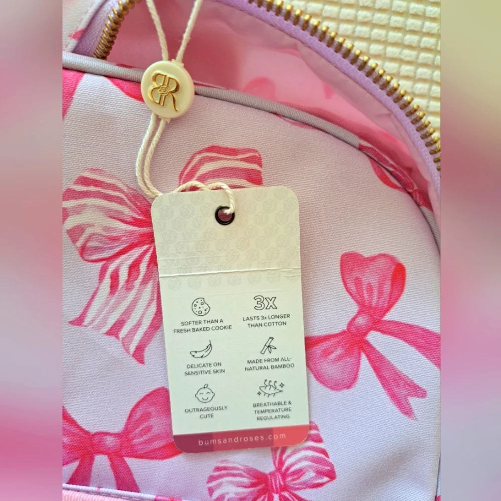 Pink Bow Kids Backpack